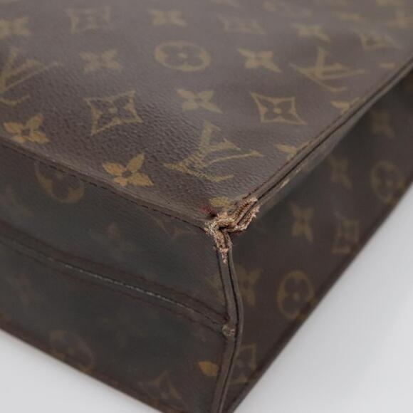 LOUIS VUITTON Monogram Sac Plat Hand Bag M51140 - Picture 9 of 16